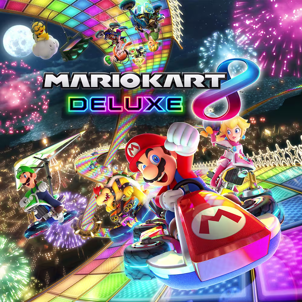 Mariokart 8 Deluxe.