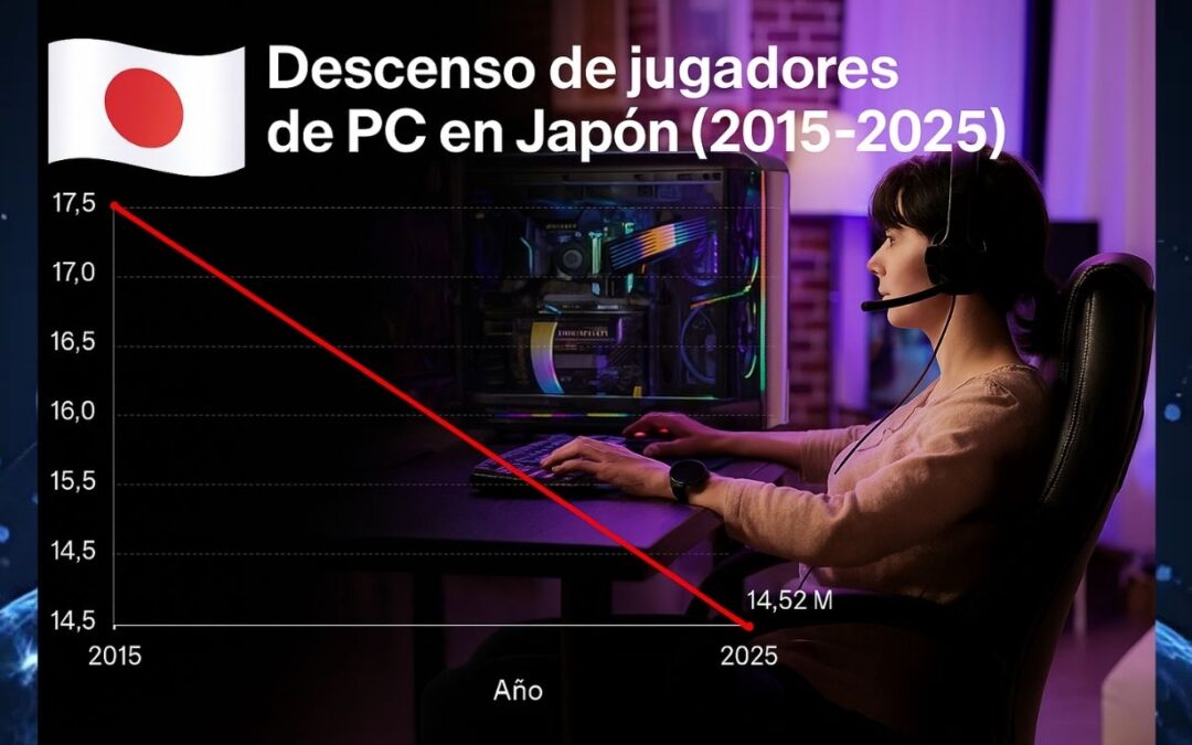 Japón pierde casi 3 millones de jugadores de PC en una década: una anomalía en el mercado global,
