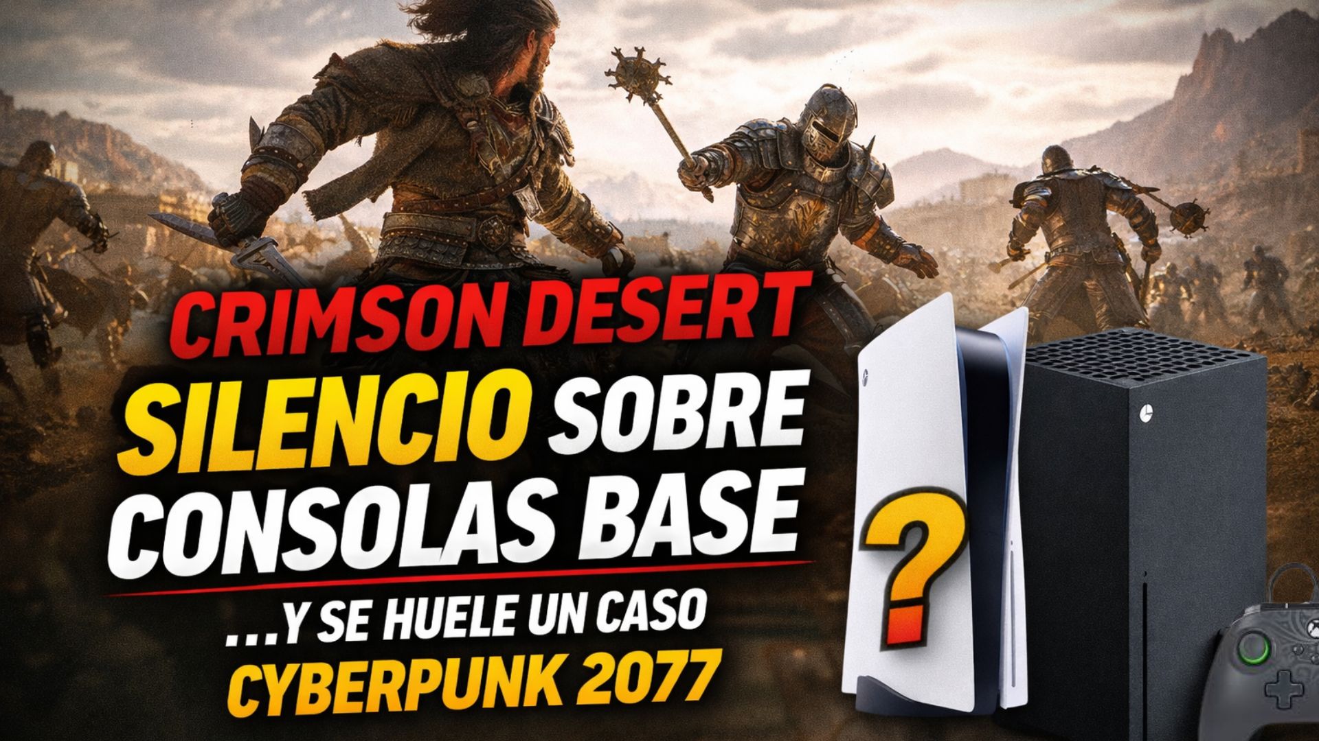 Crimson Desert aún no muestra su rendimiento en consolas base