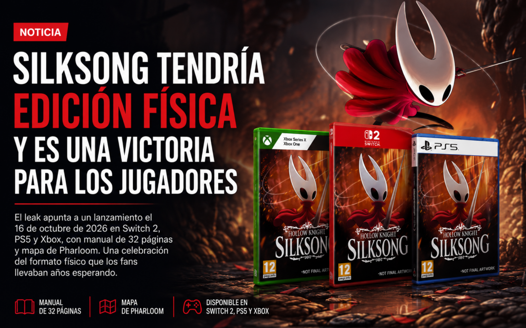 Silksong emociona a los jugadores: manual físico, mapa, consolas