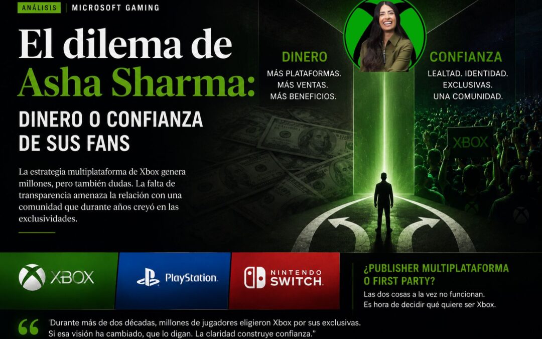 Asha Sharma y el gran problema de Xbox: no se puede ser third-party y first-party a la vez