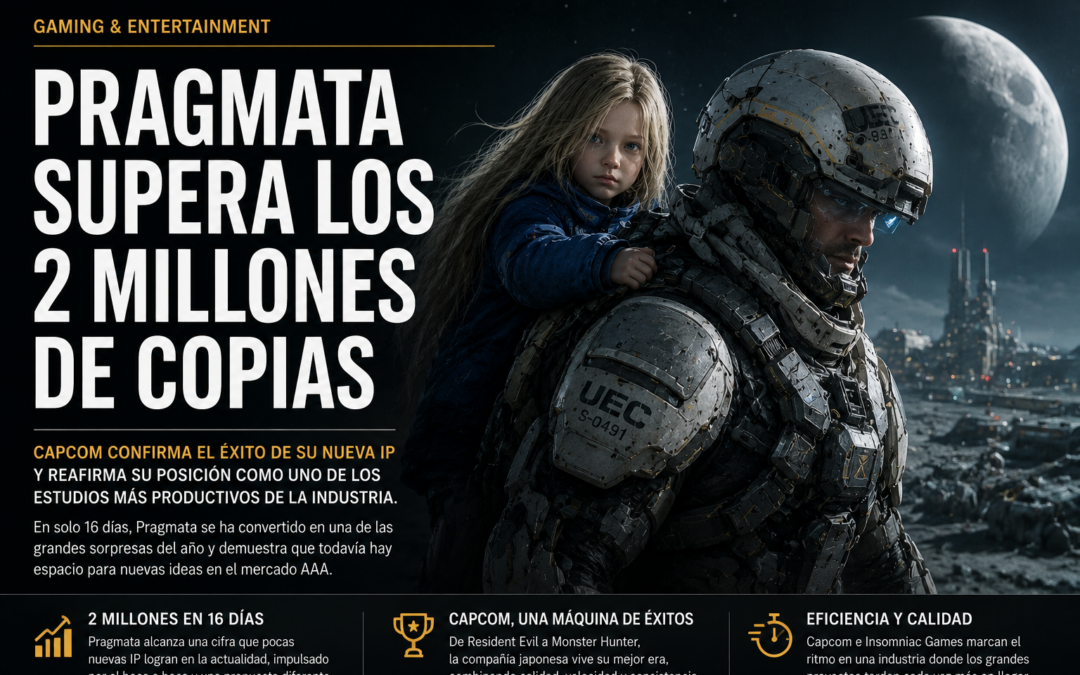 Pragmata supera los 2 millones de copias y confirma el gran momento de Capcom
