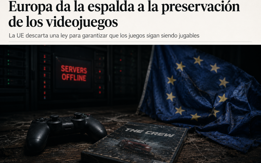 Europa da la espalda a los videojuegos, stop killing games fallamos