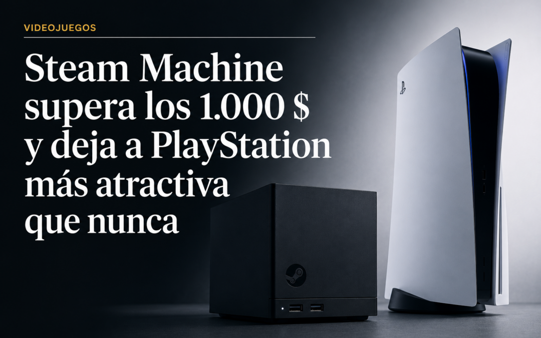 La Steam Machine supera los 1.000 dólares y refuerza la propuesta de valor de PlayStation