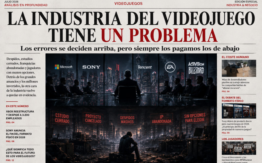 La industria del videojuego tiene un problema: los errores se deciden arriba, pero los pagamos los de abajo