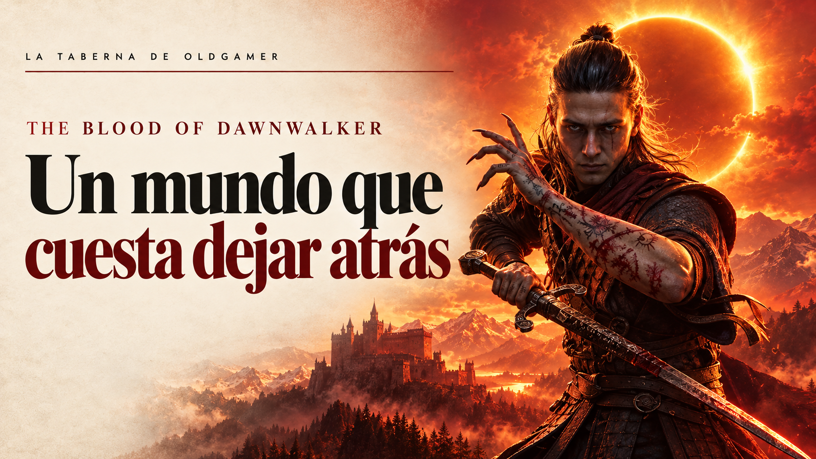 Dawnwalker bajo el eclipse dorado